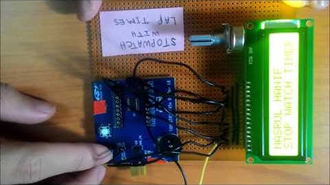 STOPWATCH WITH LAP TIMES VIDEO