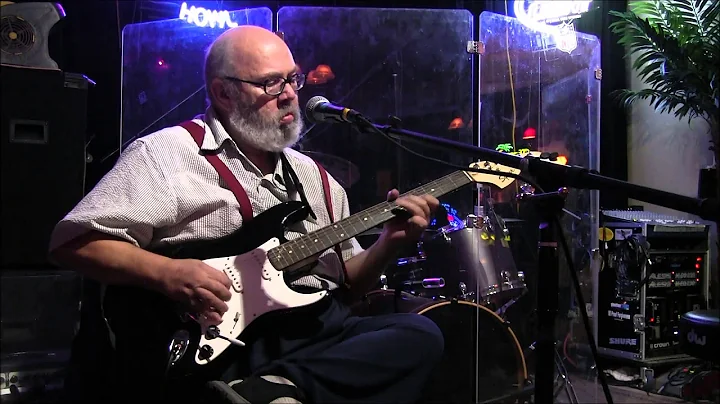 Steve Burchfield Blues Jam-Fretless guitar solo
