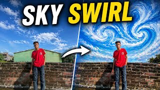 Picsart Sky Swirl Photo Editing | Trending Sky Effect Tutorial 2026 screenshot 5