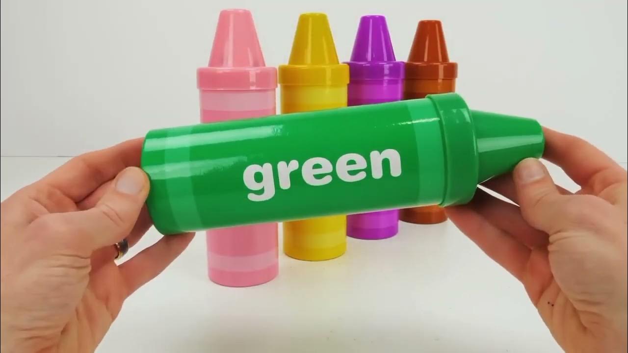 Best Learning Video for Toddlers Learn Colors with Crayon Surprises