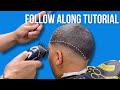 Follow along dropmid fade haircut tutorial  step by step