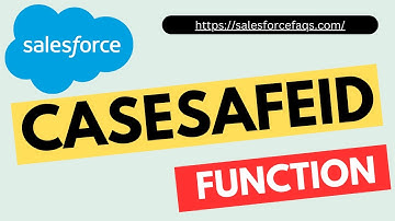 CASESAFEID Function in Salesforce | Convert 15-character case-insensitive ID to 18-character