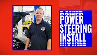 Power Steering Install On A Chrome Bumper Mgb