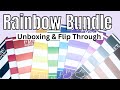 Big Rainbow Bundle Sticker Book Set | Mojo Jojo Plans | Unboxing &amp; Flip Through