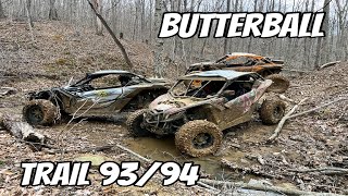 Rush Offroad Park Red Trail 93 and 94 | Butterball Trail and some random trails | Can Am X3