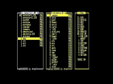 C128 Device manager and boot menu