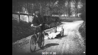 Comedy Film About Cyclist Antics, 1900S - Film 1011633