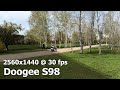 Doogee S98 - QHD (1440p) 30 fps camera video sample