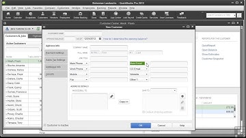 QuickBooks 2013 Tutorial | Adding Customers