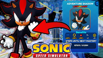 How To Unlock ADVENTURE SHADOW Fast! (Sonic Speed Simulator Update)
