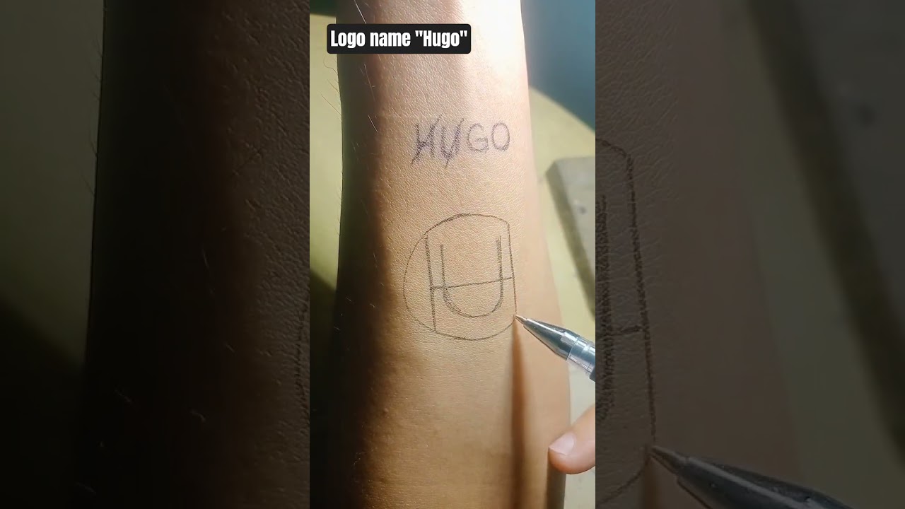 How to connect the letters to form a logo name 