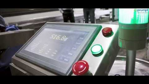 Prompt - Online Check Weigher, specially for food and Pharma products