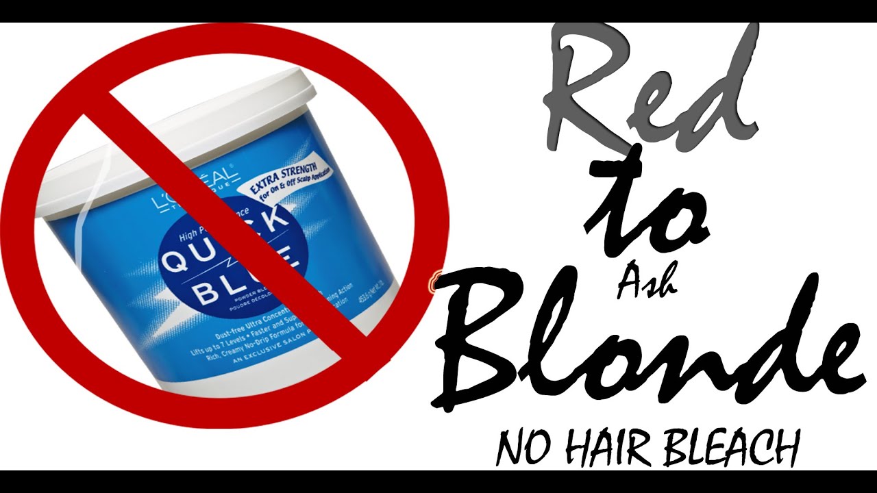 Red To Ash Blonde How To Remove Red Hair Color Easily No Bleach