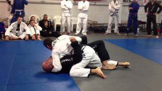 Daniel Camarillo (Black Belt) Vs. Thomas Woods (Purple Belt) Sparring @ Camarillo Jiujitsu