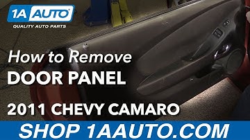 How to Replace Front Door Panel 10-15 Chevy Camaro