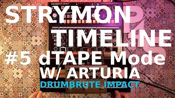 P4S - Strymon Timeline #5 dTAPE MODE w. Arturia DrumBrute Impact