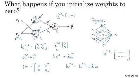 Random Initialization of Parameters in Neural Networks by Prof. Andrew NG
