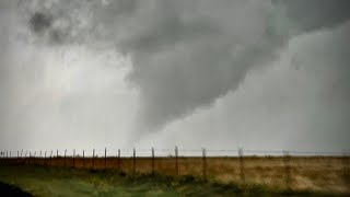 Tornadoes Near Boise City, Oklahoma - Close Range and Twins - May 30, 2021