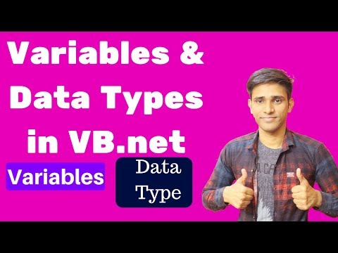 #2 Variables and Data Types in VB.net (Hindi/Urdu) | Shubham Jangid