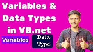 #2 Variables and Data Types in VB.net (Hindi/Urdu) | Shubham Jangid