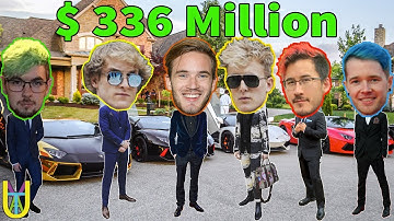 TOP 10 RICHEST YouTubers in the world | PewDiePie, DanTDM, DudePerfect, Markiplier, Jacksepticeye