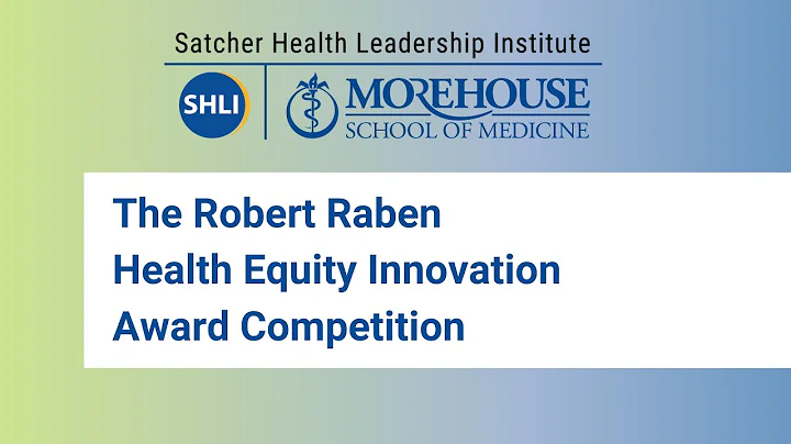 Robert Raben Health Equity Innovation Award Compet...