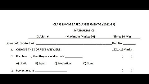 Ap 6th Class Fa-3 💯 Real  Maths Question Paper (2022-23) | 6th class fa3 question paper 💯 leak 2023