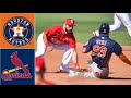 Houston Astros vs Cardinals FULL GAME HIGHLIGHTS (3//2023) MLB Highlights - Spring Training