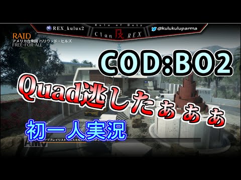 【COD:BO2】初一人実況　Quad2回逃した