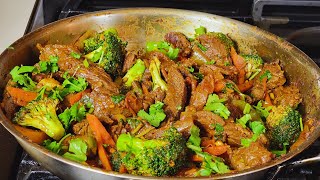 Kenyan Beef Wetfry made simply delish with broccoli | Beef Wetfry Recipe