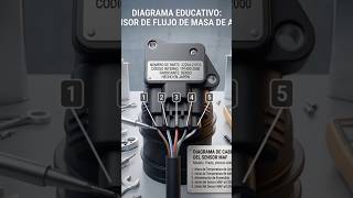 Diagrama del sensor de flujo de aire