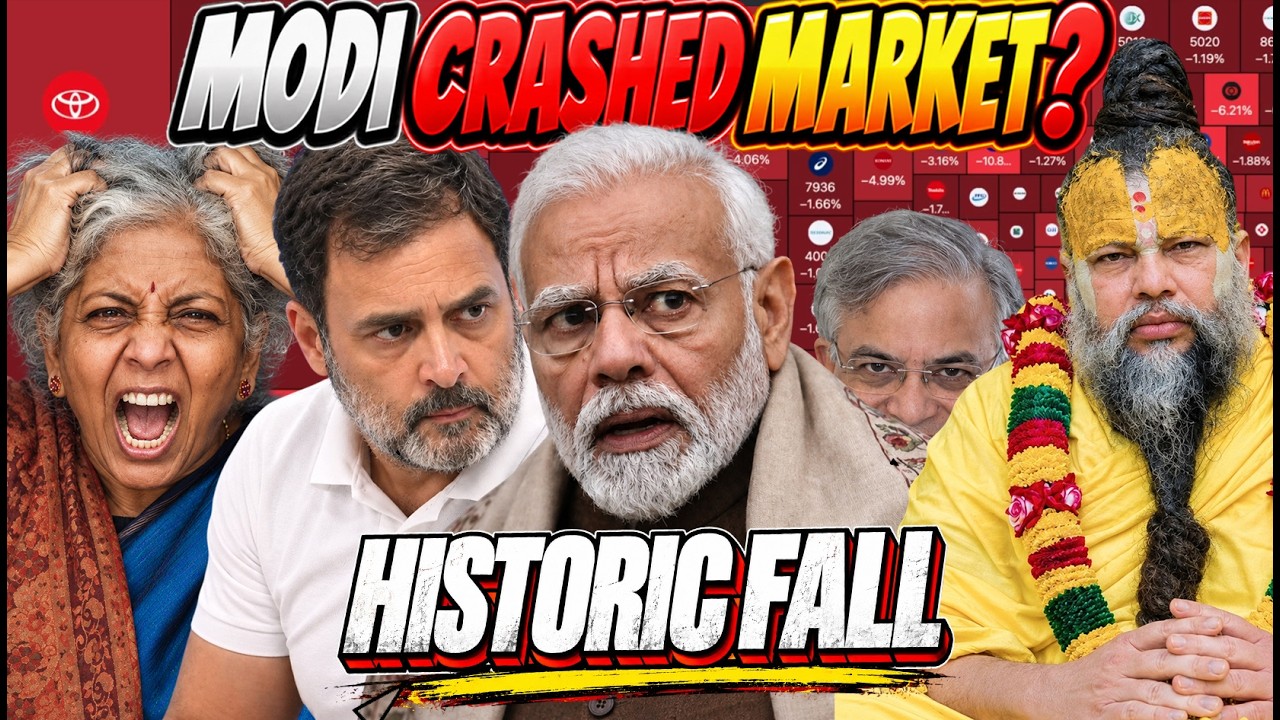 MODI’S ONE LIE CRASHED THE MARKET? | GYANU & PREMANAND MAHARAJ