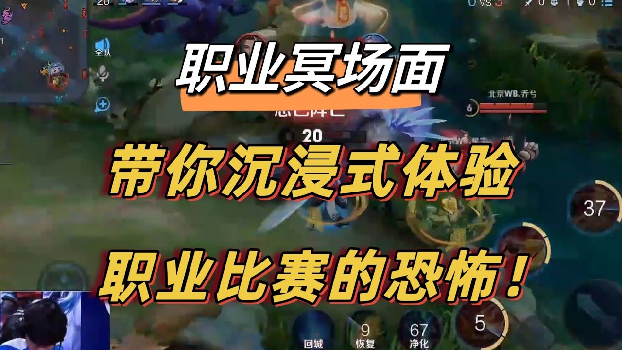 KPL第一视角下的职业比赛有多恐怖？盘点那些职业冥场面！王者荣耀 - YouTube