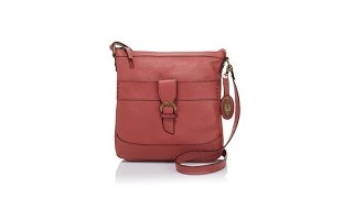 Born Leather Crossbody Bag With Buckle