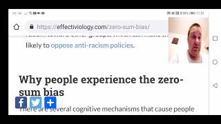 learning about The zero sum bias part 2