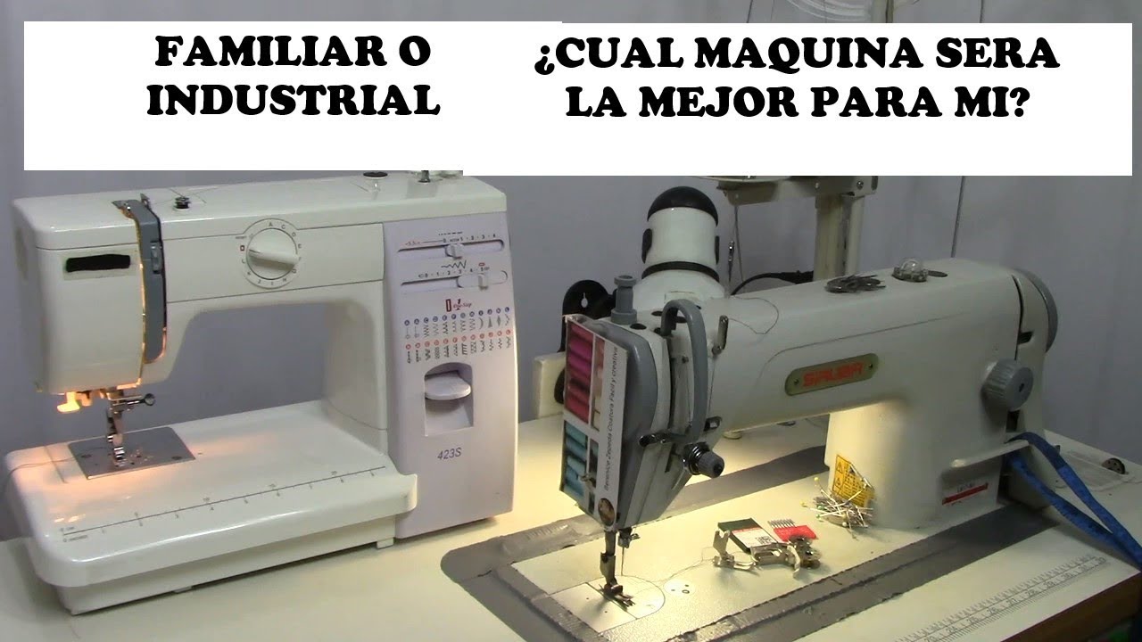 Diferencias entre una máquina de coser industrial y doméstica - Pineo  Industrial