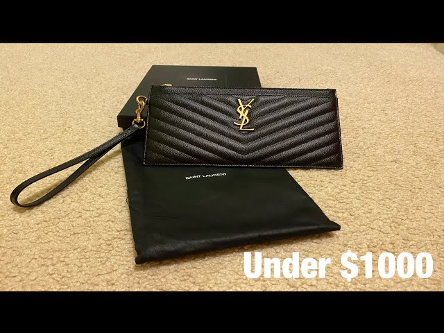 YSL Large Bill Pouch Clutch Unboxing // First Impression !! 