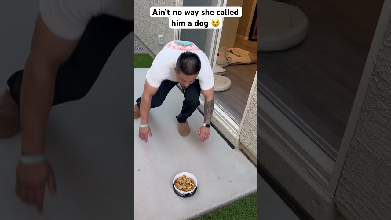 SHE MADE HIM ACT LIKE A DOG 