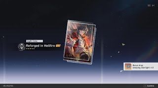 Pulling the Reforged in Hellfire lightcone Honkai: Star Rail