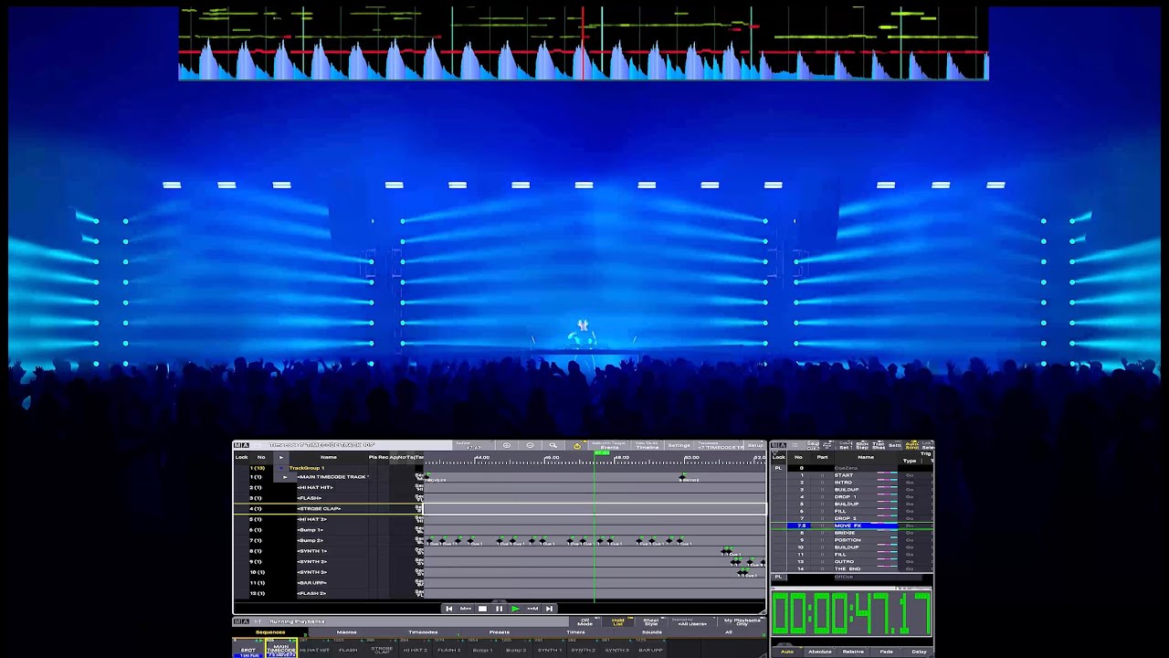 Synchronizing lighting and audio, timecode, MA3, DJ - YouTube