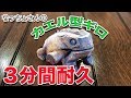 【シュール】なっちょさんのカエル型ギロが実家にあったから3分間耐久してみた。
