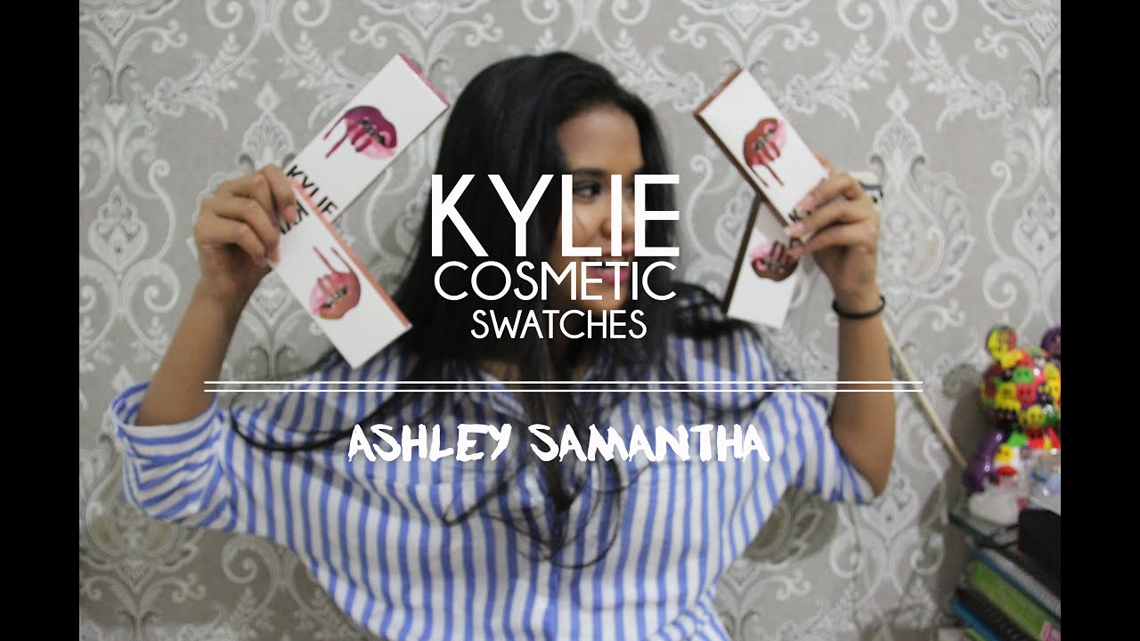 Kylie Cosmetic Swatches || Ashley Samantha