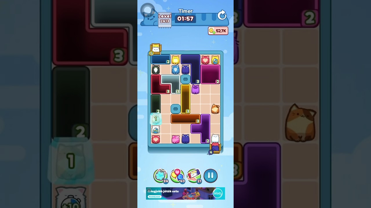 Drop the Cat Level 2411 2412 2413 2414 2415 - YouTube