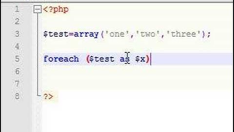 PHP Tutorial - 14 - Foreach Array Loops