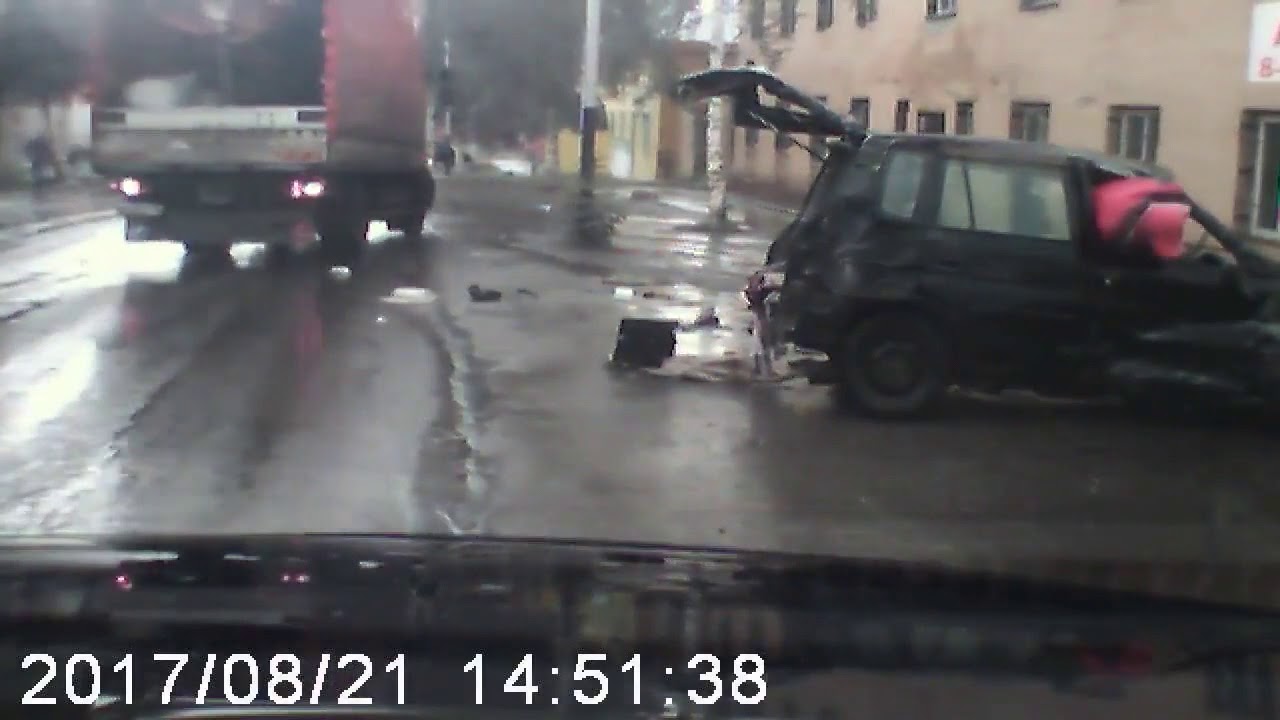 Мазда после аварии