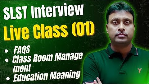 LIVE Interview Class || WB SLST || Class #01 || Date 18/11/25