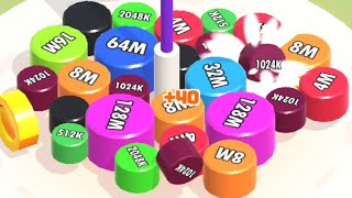 Merge Blocks 3D - 2048 Puzzle Unlock 128m-256m (iOS Android) Gameplay Part 12 screenshot 4