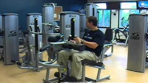 FreeFitnessVideos.com:  Cybex VR1 Leg Extension/Leg Curl