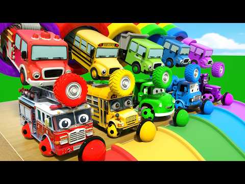 Learn Colors and Numbers | Colorful Eggs on the Farm | Kids Songs in Spanish