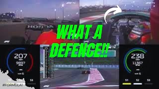 Sergio Perez and Hamilton defence in full, with onboard and telemetry | Abu Dhabi GP 2021